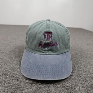 Vintage Texas A&M Aggies Hat Cap Strap Back One Size Green NCAA Cobra Caps
